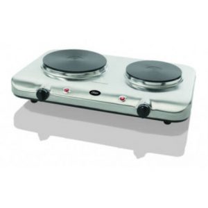 Estufa eléctrica de 2 Hornillas Plato Solido de mesa MARCA OSTER