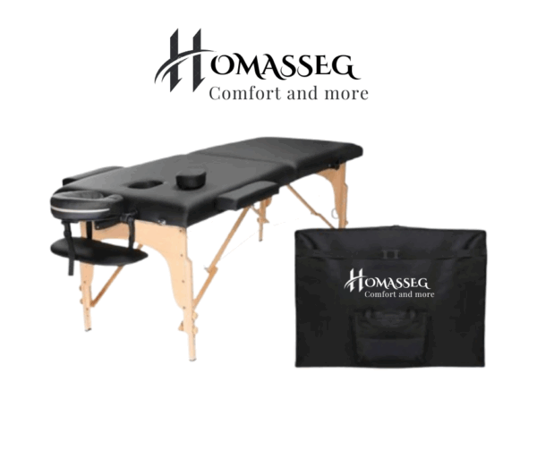 Camilla portátil para masajes marca HOMASSEG