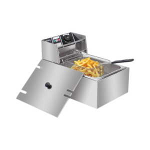 Freidora Eléctrica de 6 litros de acero inoxidable