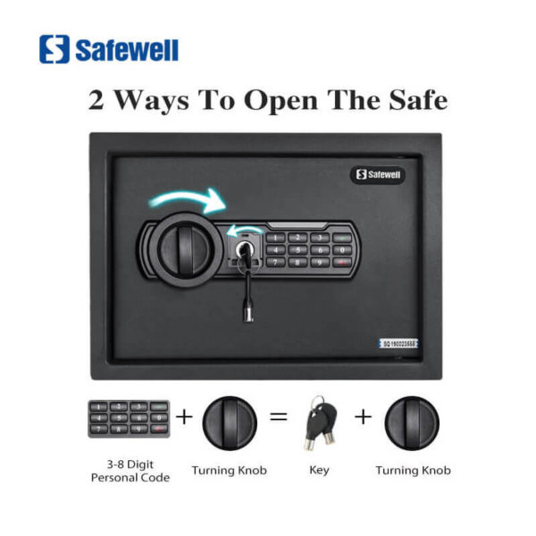 Caja fuerte de seguridad MARCA SAFEWELL - Image 2