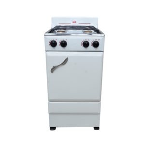 Estufa con gabinete de 4 hornillas color blanco