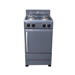 Estufa con gabinete de 4 hornillas color gris