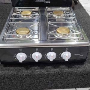 Estufa de mesa a gas de 4 hornillas MARCA PREMIERE