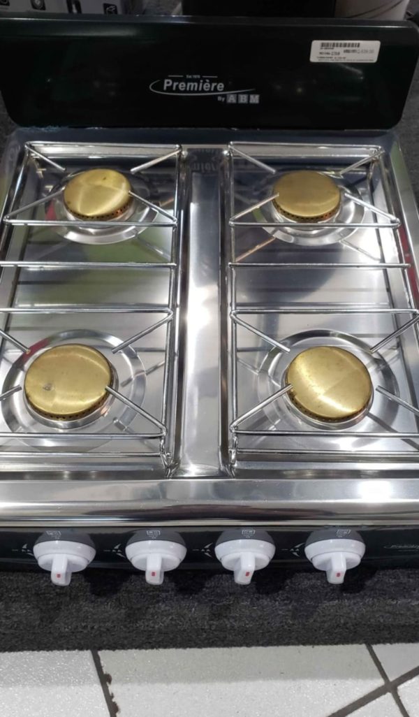 Estufa de mesa a gas de 4 hornillas MARCA PREMIERE - Image 2