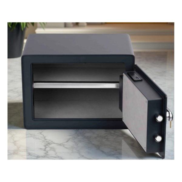 Caja fuerte electrónica de acero con teclado y cerradura de huella dactilar MARCA SAFEWELL - Image 2