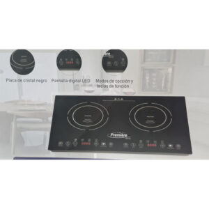Estufa de mesa eléctrica de inducción 2 hornillas MARCA PREMIERE