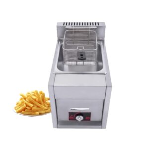 Freidora de 6 litros a gas de acero inoxidable completo