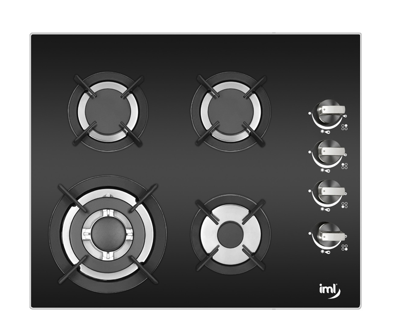 Estufa Empotrable de Gas| 4 Hornilla | Cuerpo de Vidrio Templado - Image 2
