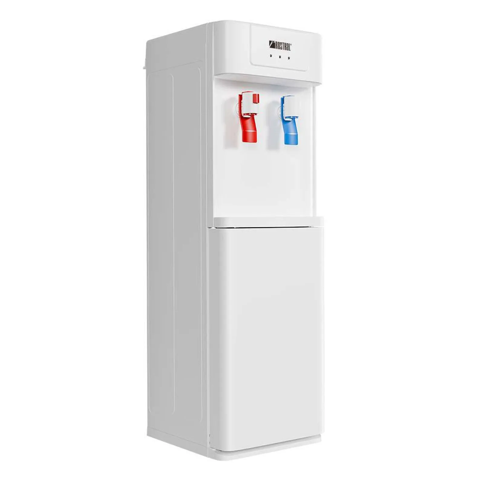 Dispensador de Agua de Piso Marca Rosthal con Compartimiento inferior