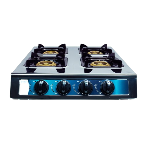 Estufa de mesa acero inoxidable de 4 quemadores ECOCINA